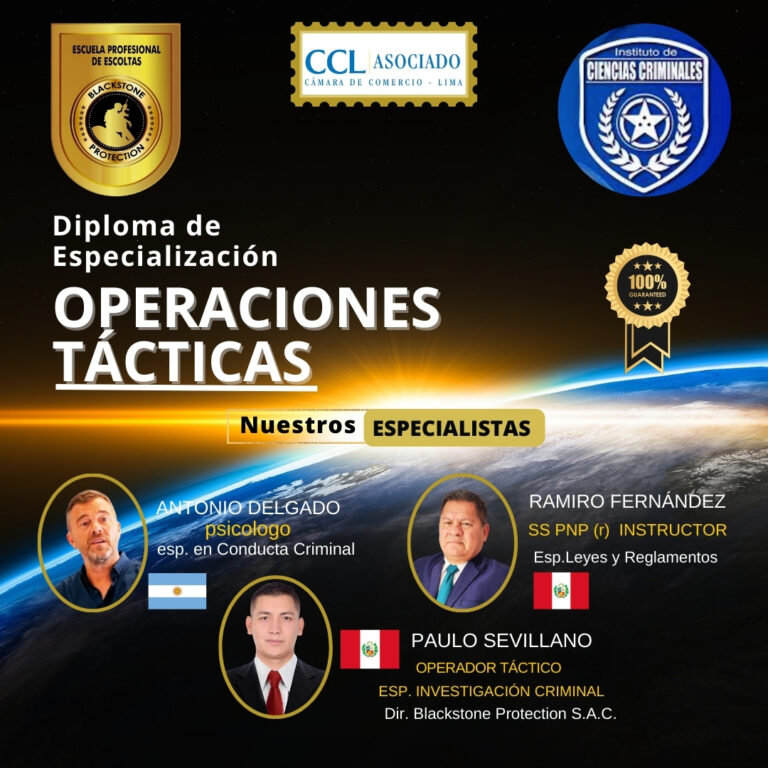 DIPLOMADO EN OPERACIONES TÁCTICAS