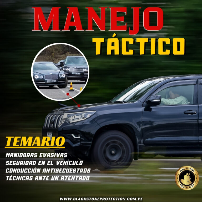 Manejo táctico de vehículos (Defensivo – Evasivo – Ofensivo)