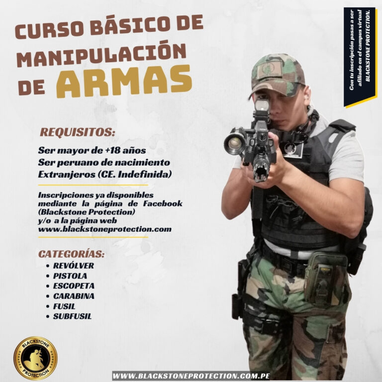 Curso de manipulación de armas de fuego